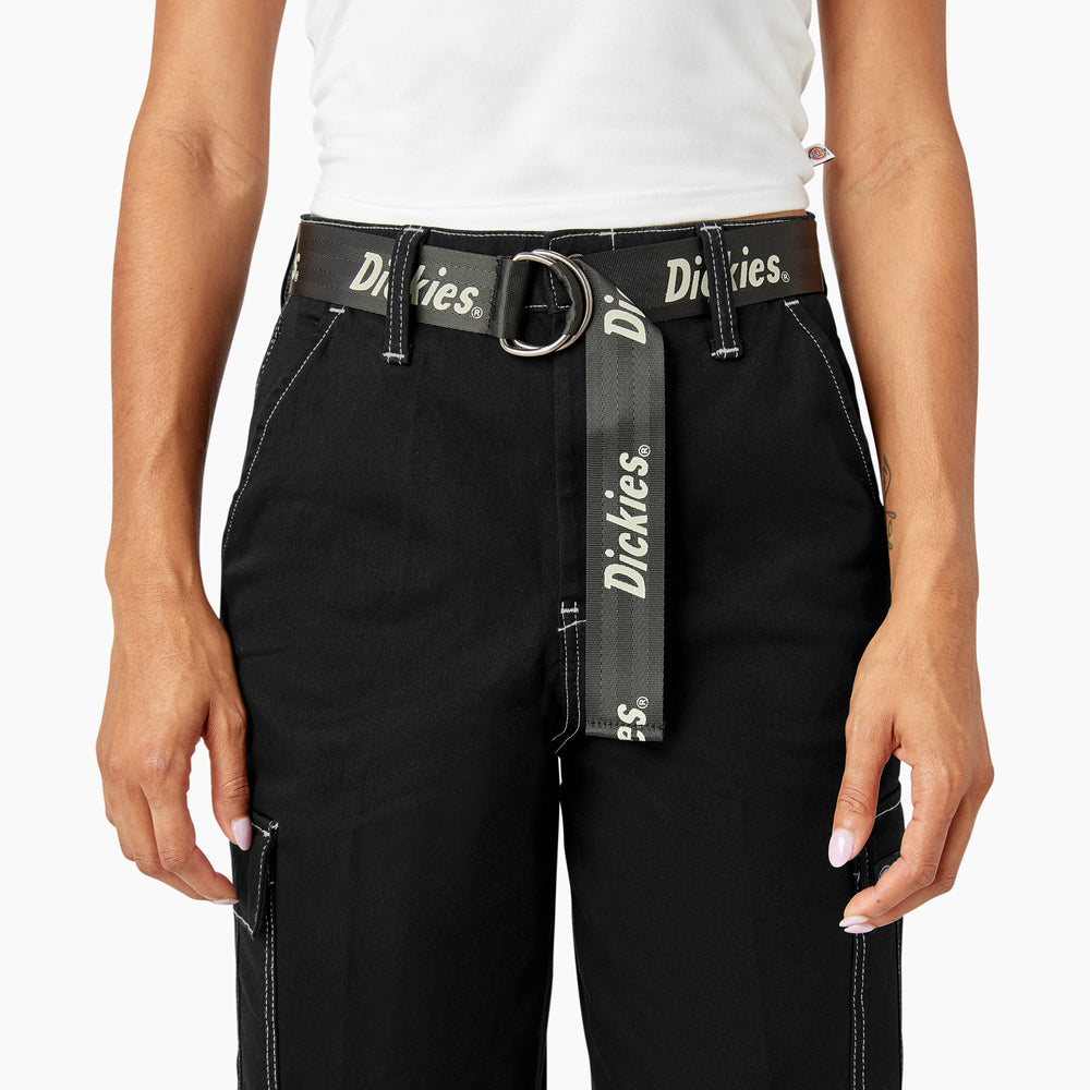 Women's Relaxed Fit Contrast Stitch Cropped Cargo Pants For Sale | Dickies