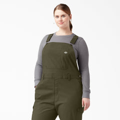 Women's Plus Cooling Ripstop Bib Overalls For Women|Sale | Dickies