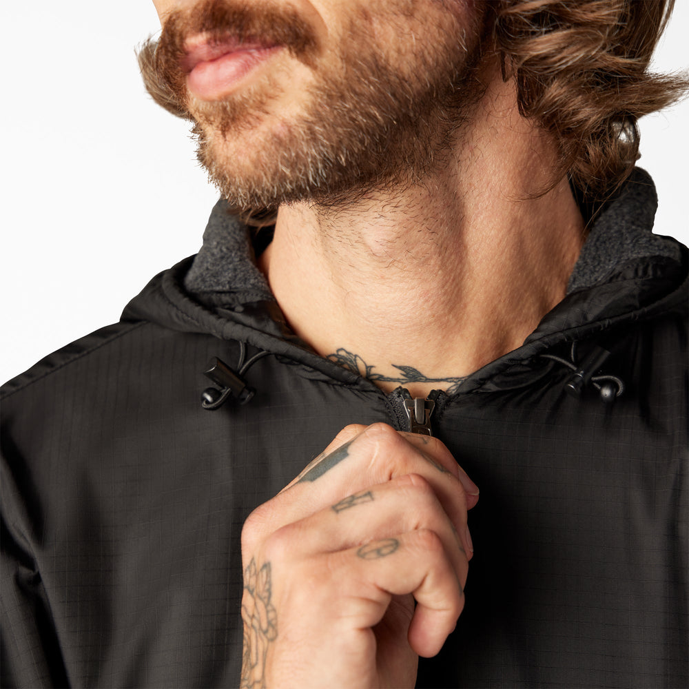 Fleece Lined Nylon Hooded Jacket For Men | Dickies