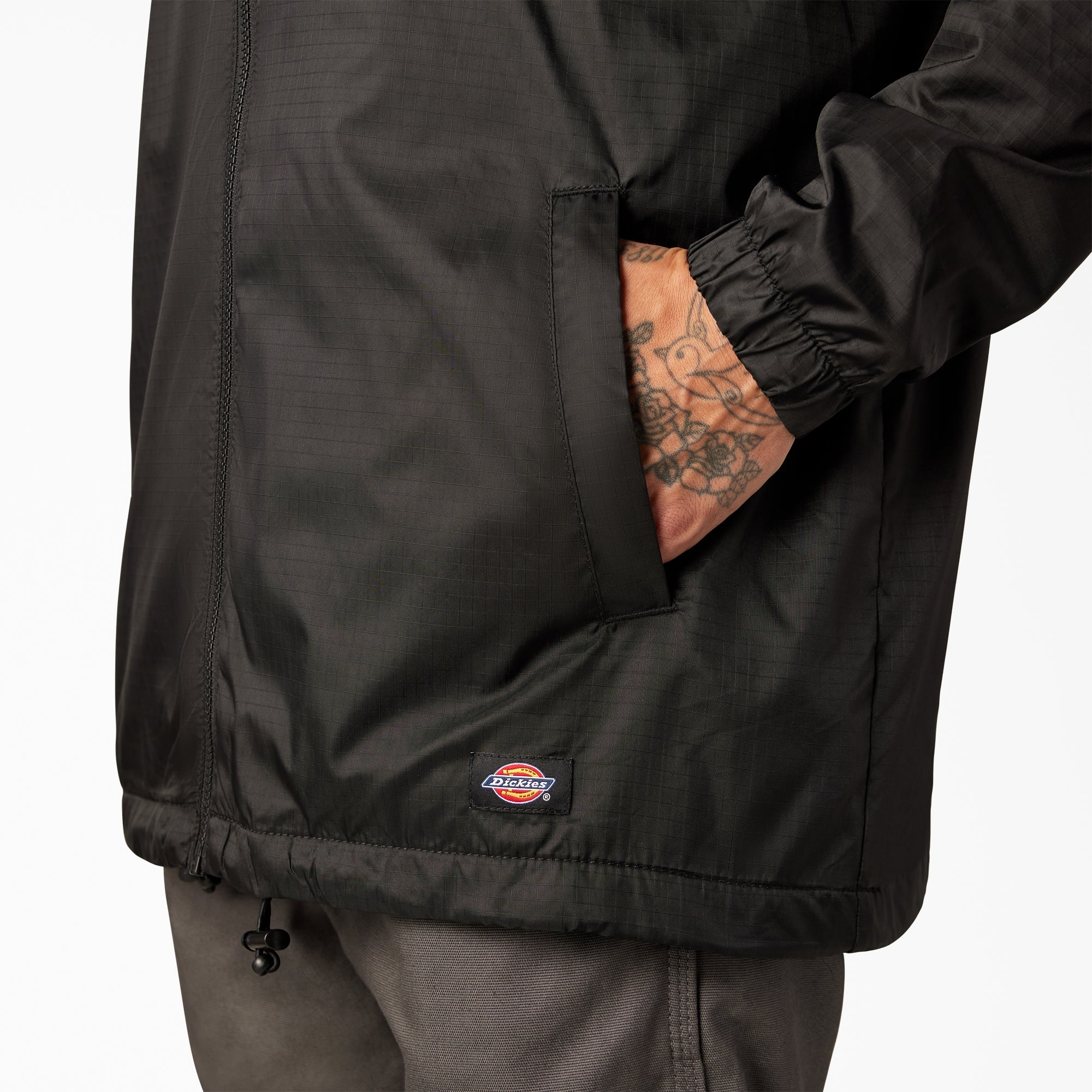 Fleece Lined Nylon Hooded Jacket For Men | Dickies
