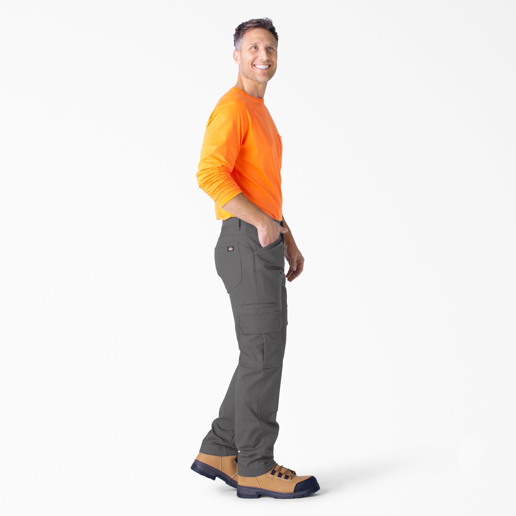 FLEX DuraTech Relaxed Fit Duck Cargo Pants For Men | Dickies