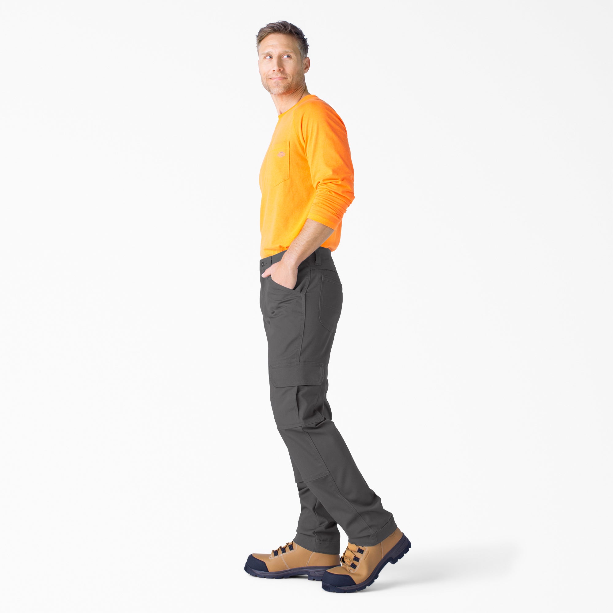 FLEX DuraTech Relaxed Fit Duck Cargo Pants For Men | Dickies
