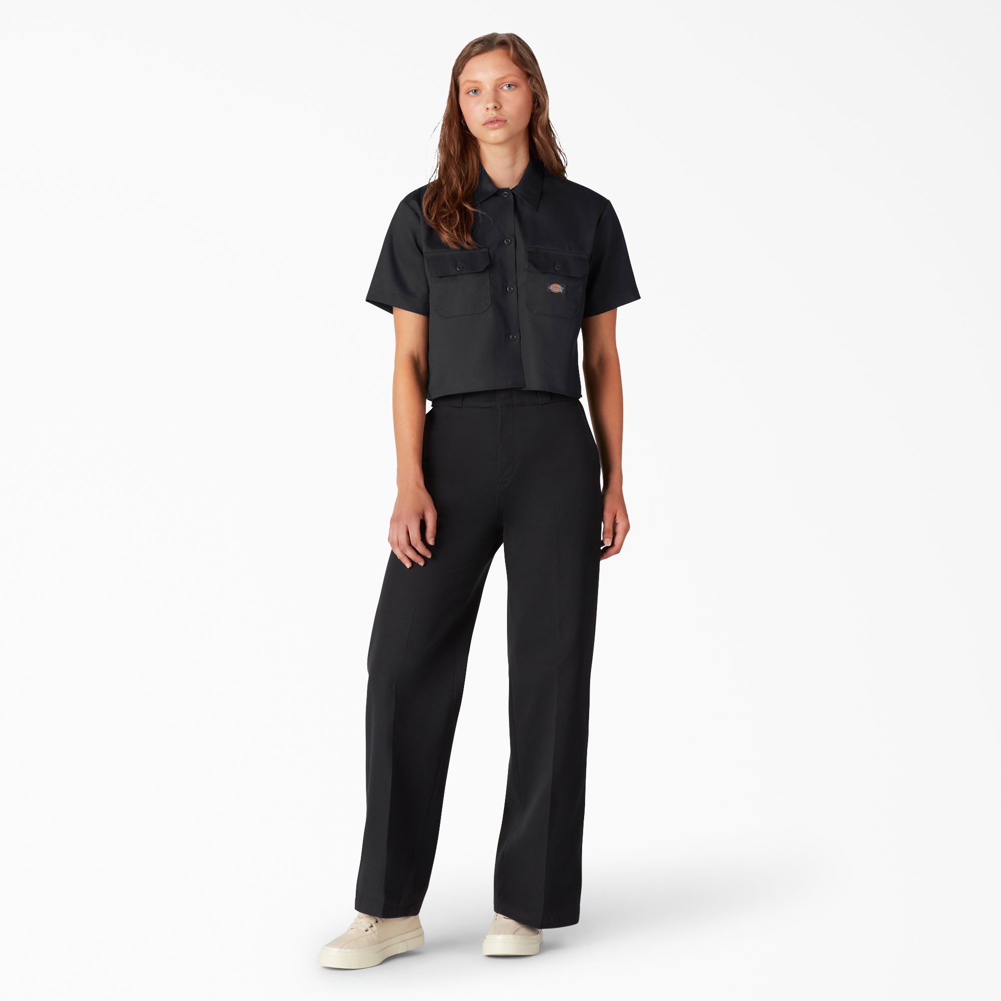 Women's Cropped Work Shirt For Men|Women | Dickies