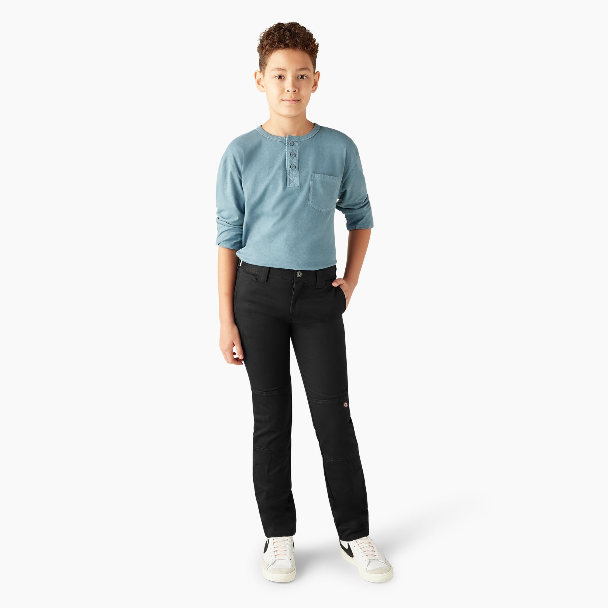 Boys' FLEX Skinny Fit Double Knee Pants, 4-20 For Kids | Dickies
