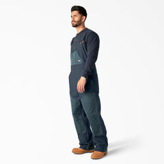 Waxed Canvas Double Front Bib Overalls For Men | Dickies