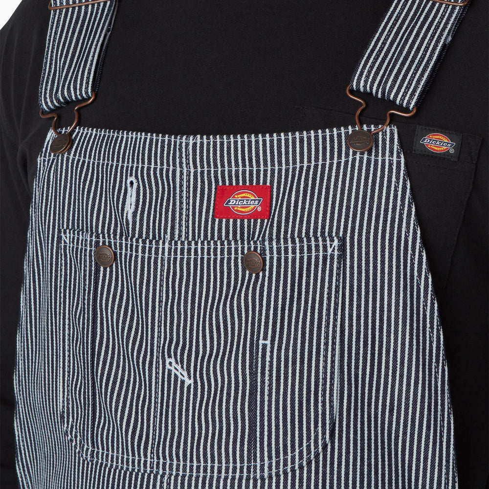 Hickory Stripe Bib Overalls For Men|Women | Dickies