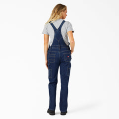 Women's Straight Fit Denim Double Front Bib Overalls For Women | Dickies