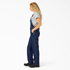 Women's Straight Fit Denim Double Front Bib Overalls For Women | Dickies