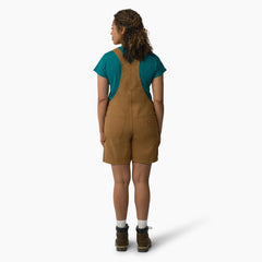 Women's Relaxed Fit Bib Shortalls, 7" For Women|Sale | Dickies