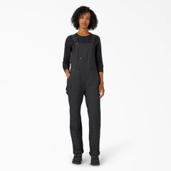 Women's Straight Fit Duck Double Front Bib Overalls For Women | Dickies