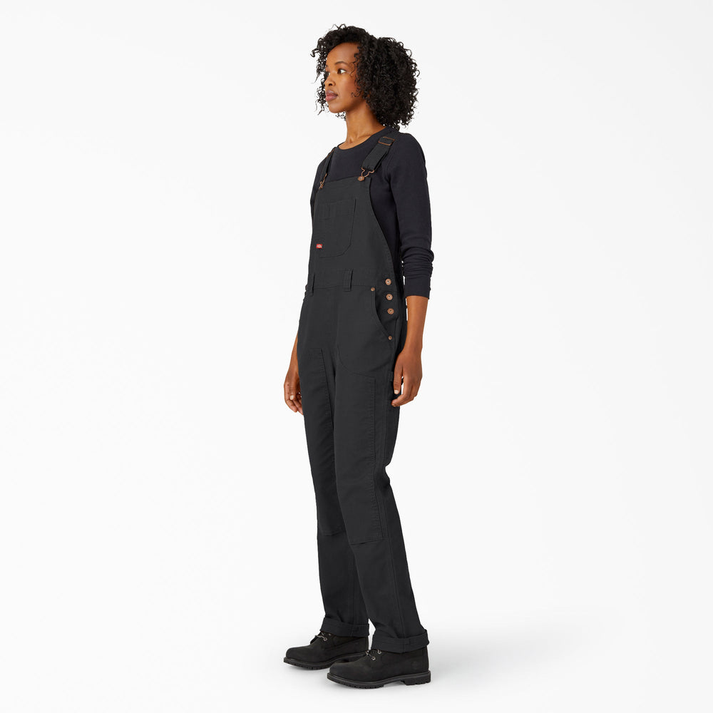 Women's Straight Fit Duck Double Front Bib Overalls For Women | Dickies