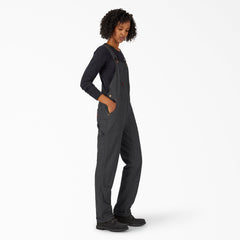 Women's Straight Fit Duck Double Front Bib Overalls For Women | Dickies