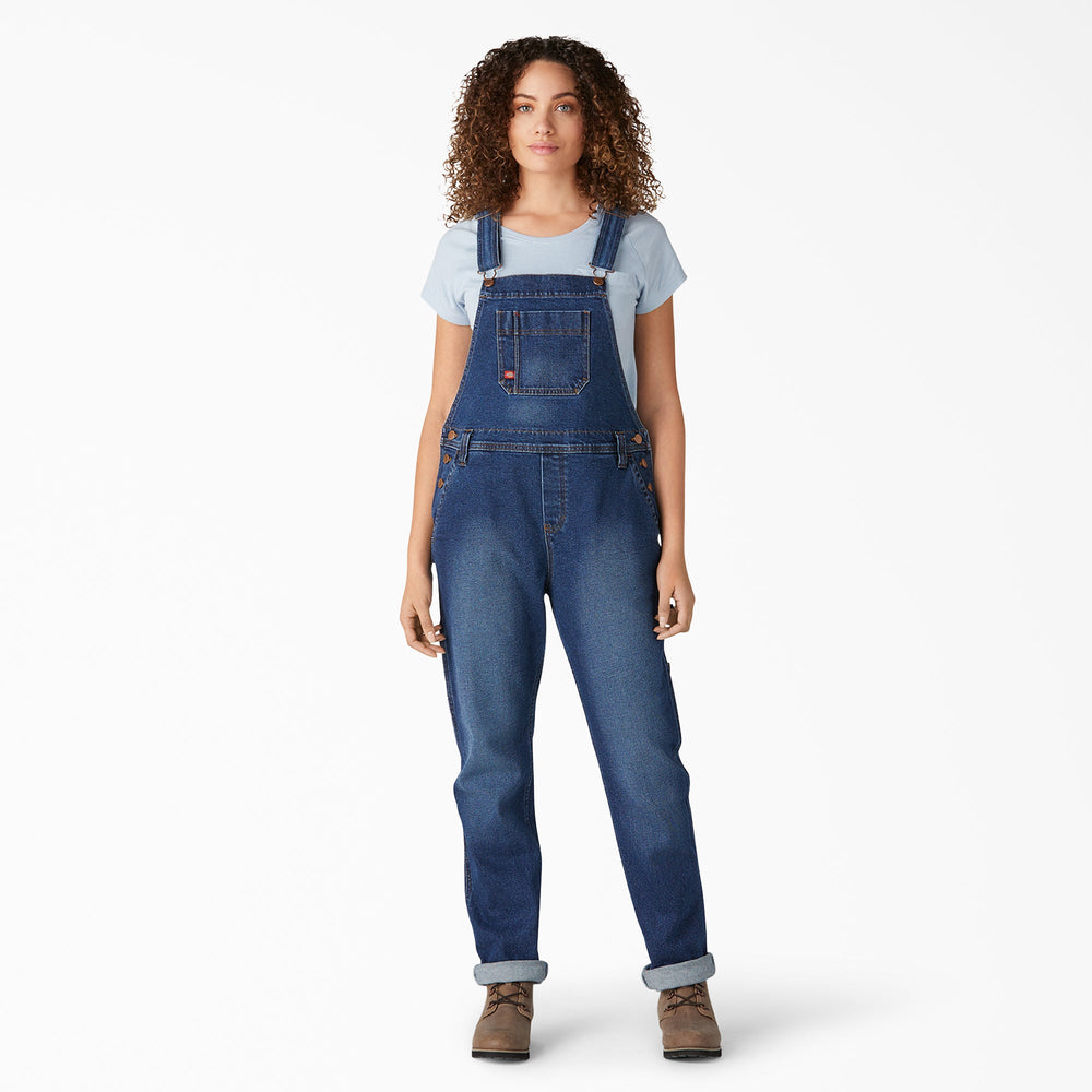 Women's Denim Boyfriend Fit Bib Overalls For Women | Dickies