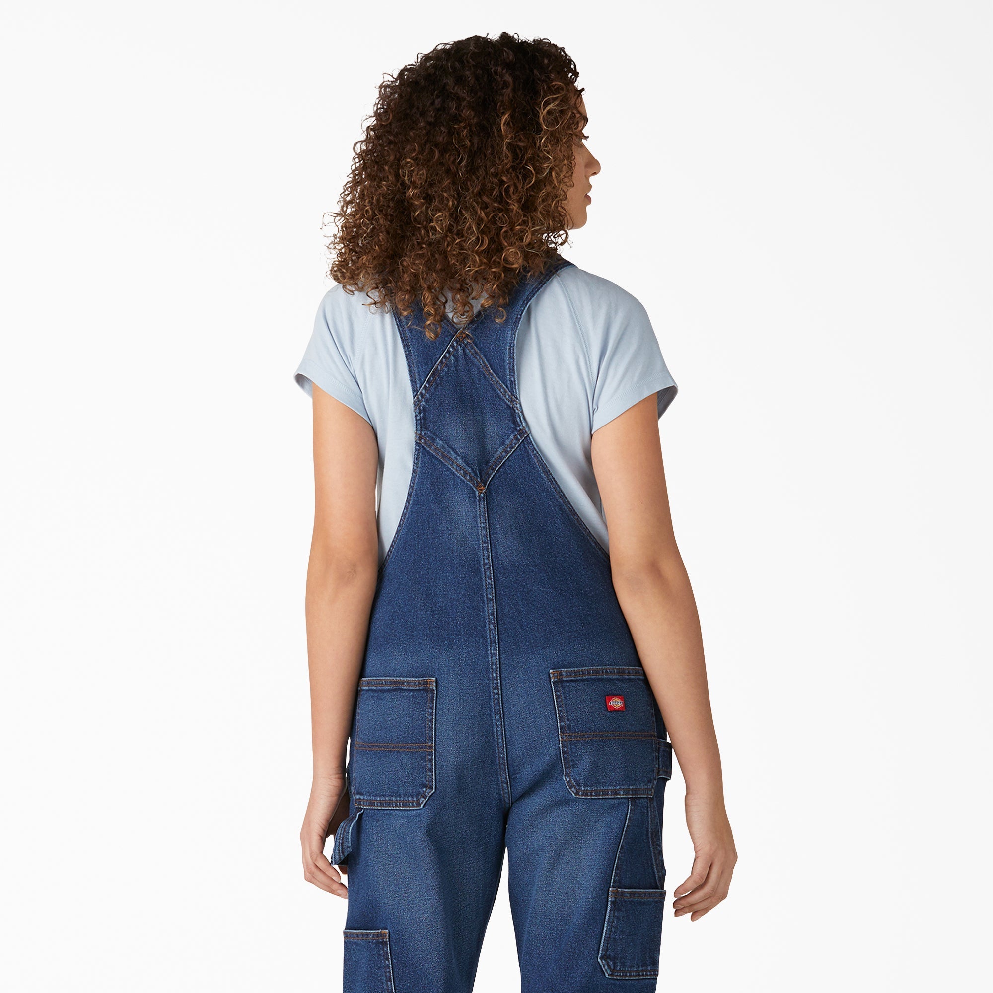Women's Denim Boyfriend Fit Bib Overalls For Women | Dickies