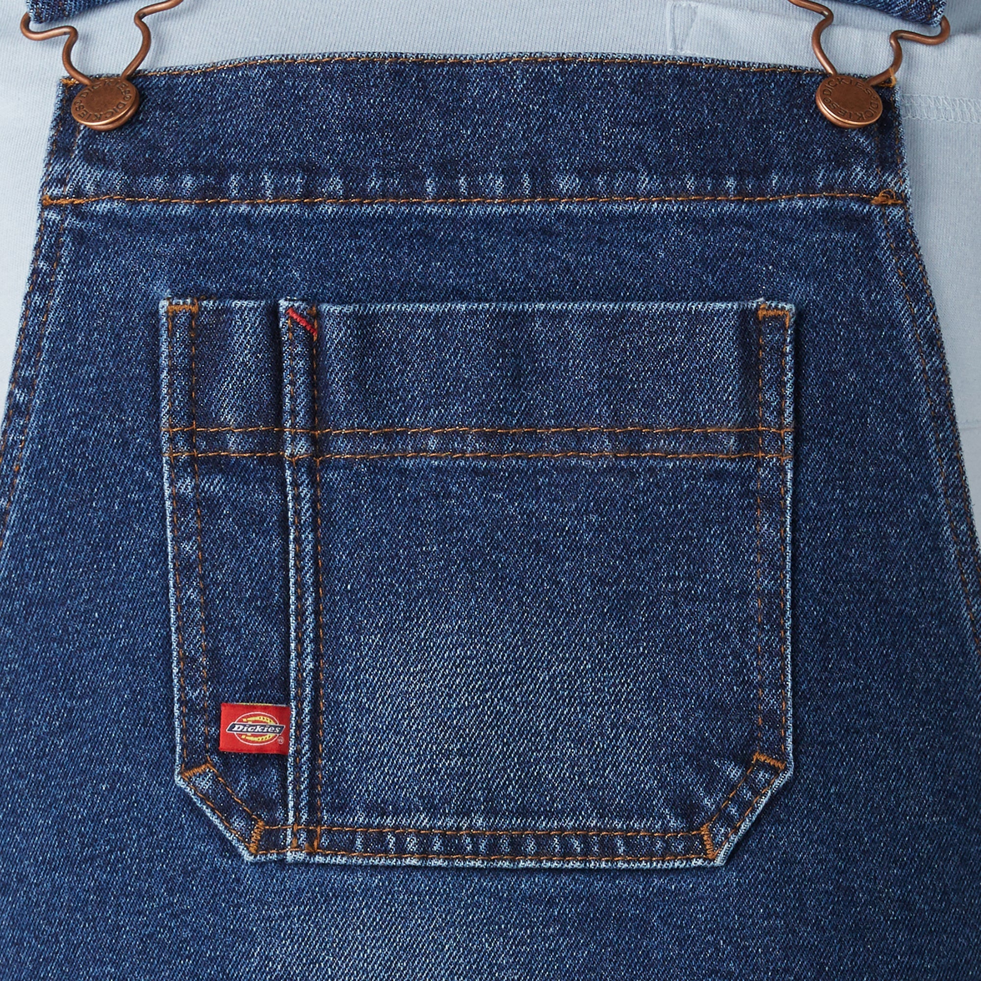 Women's Denim Boyfriend Fit Bib Overalls For Women | Dickies