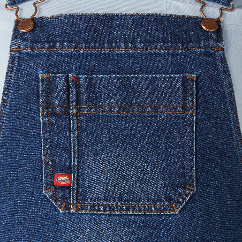 Women's Denim Boyfriend Fit Bib Overalls For Women | Dickies