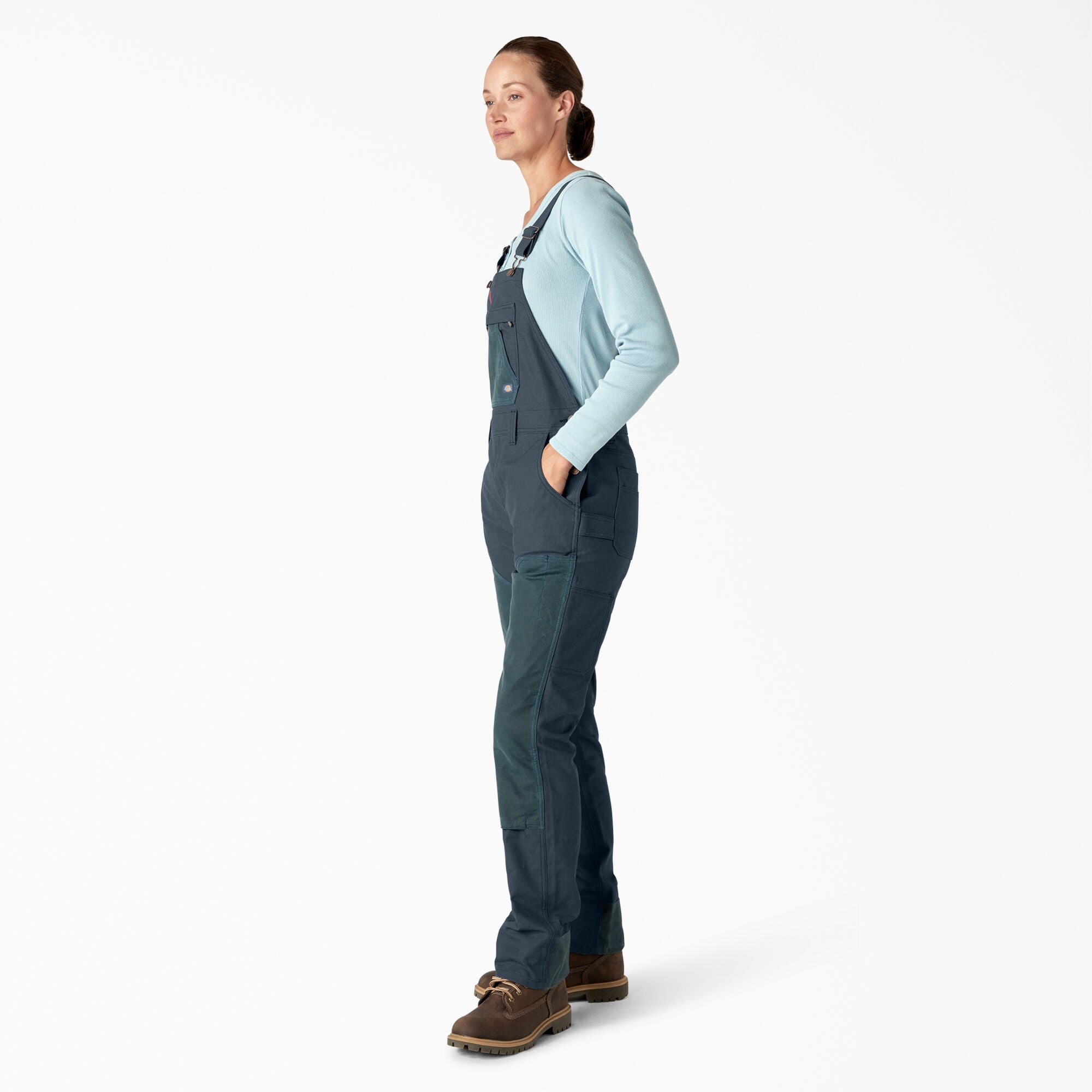Women's Relaxed Fit Waxed Canvas Bib Overalls For Women | Dickies