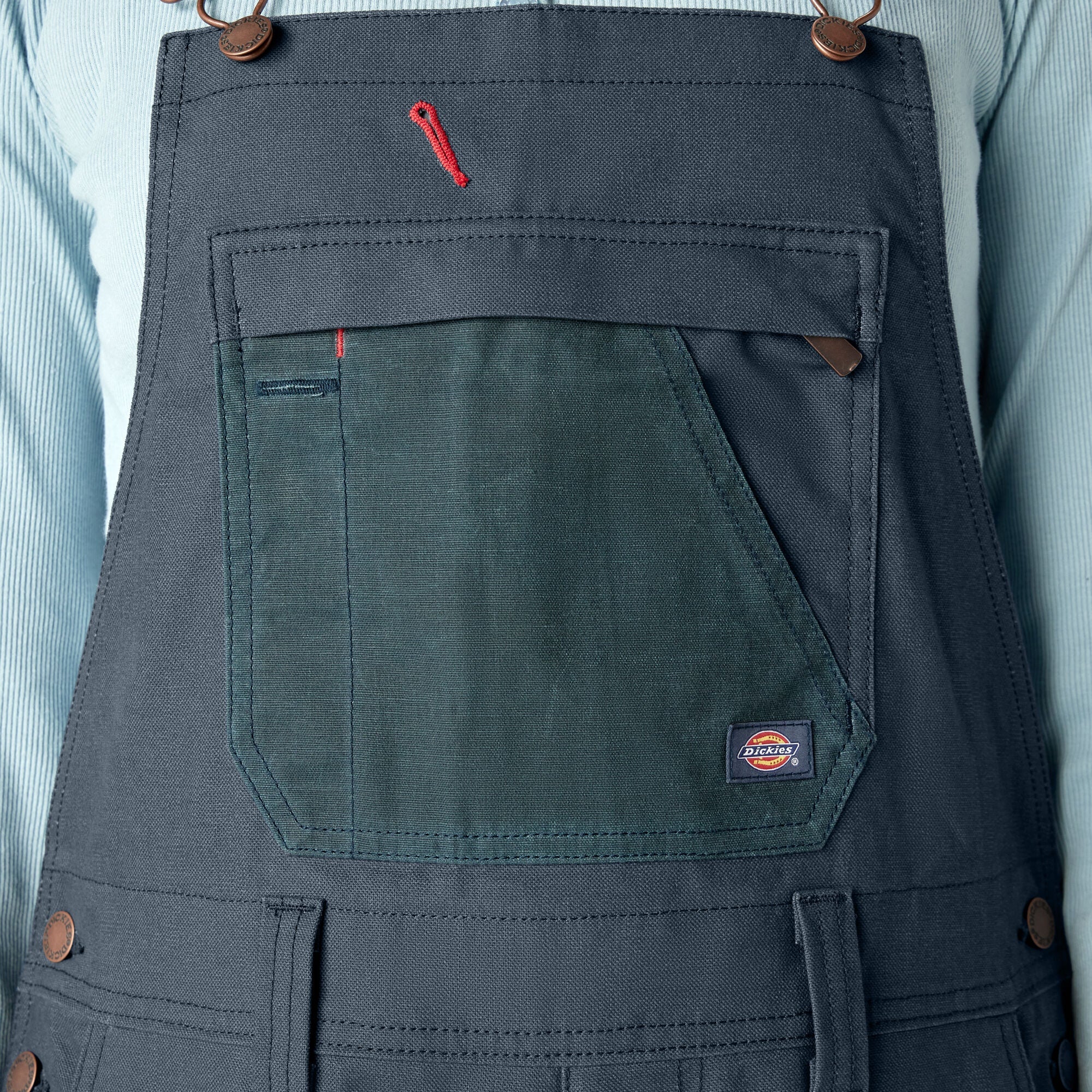 Women's Relaxed Fit Waxed Canvas Bib Overalls For Women | Dickies