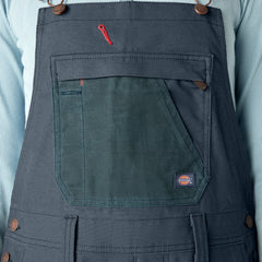 Women's Relaxed Fit Waxed Canvas Bib Overalls For Women | Dickies