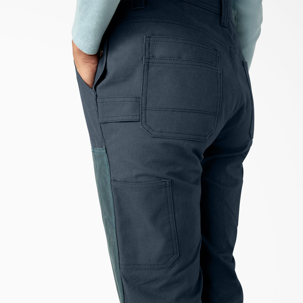 Women's Relaxed Fit Waxed Canvas Bib Overalls For Women | Dickies