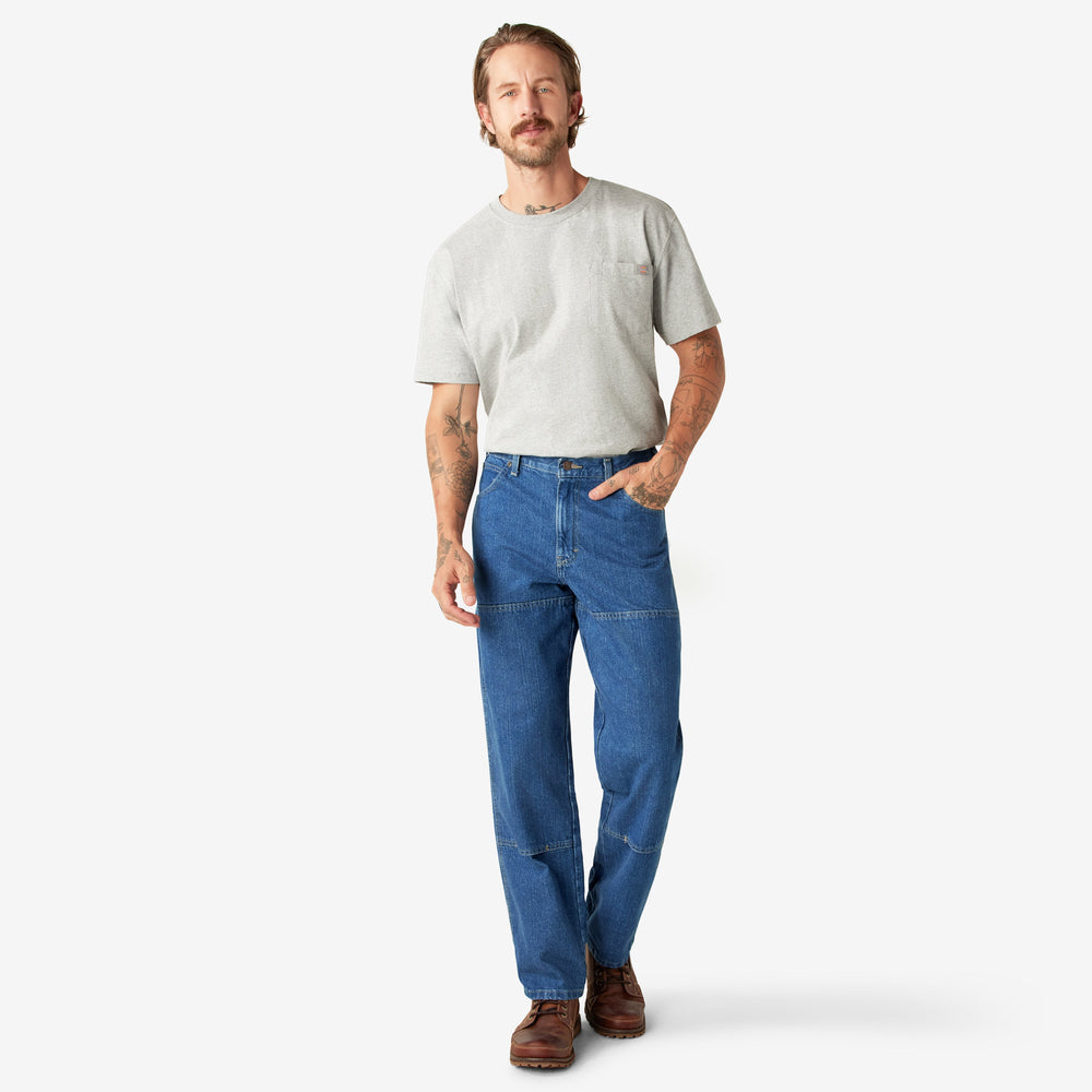 Relaxed Fit Double Knee Jeans For Men | Dickies