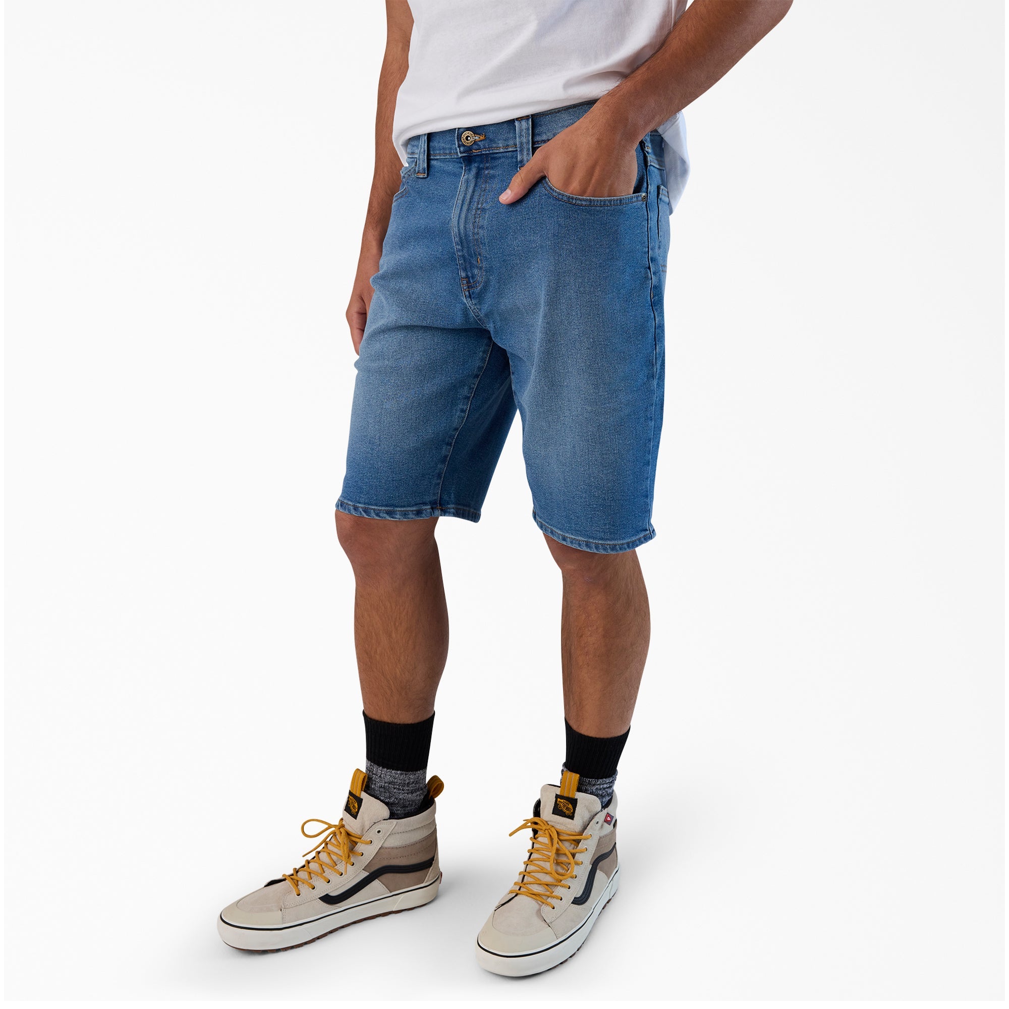 FLEX 5-Pocket Denim Shorts, 11" For Men | Dickies