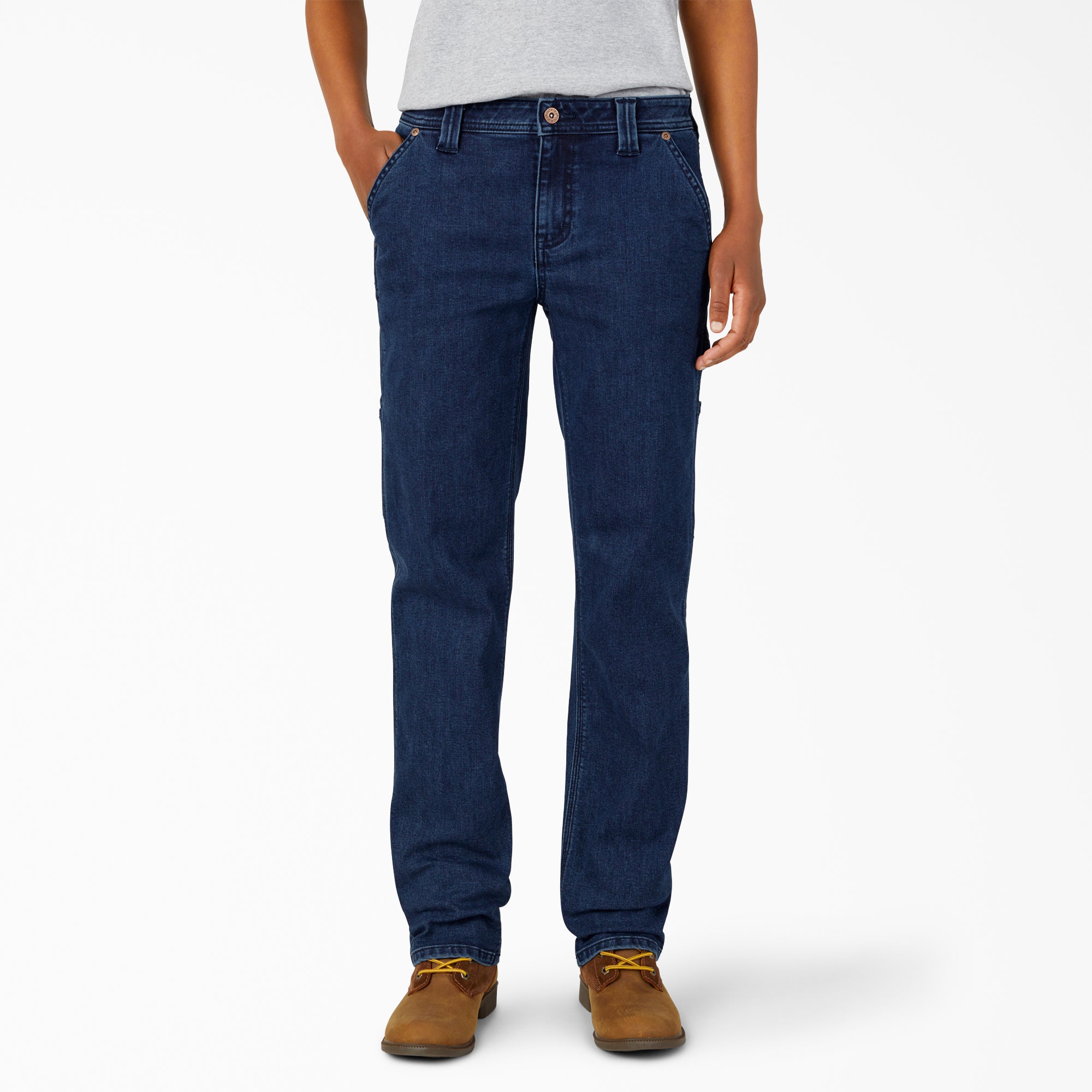 Women's FLEX Relaxed Fit Carpenter Jeans For Women | Dickies