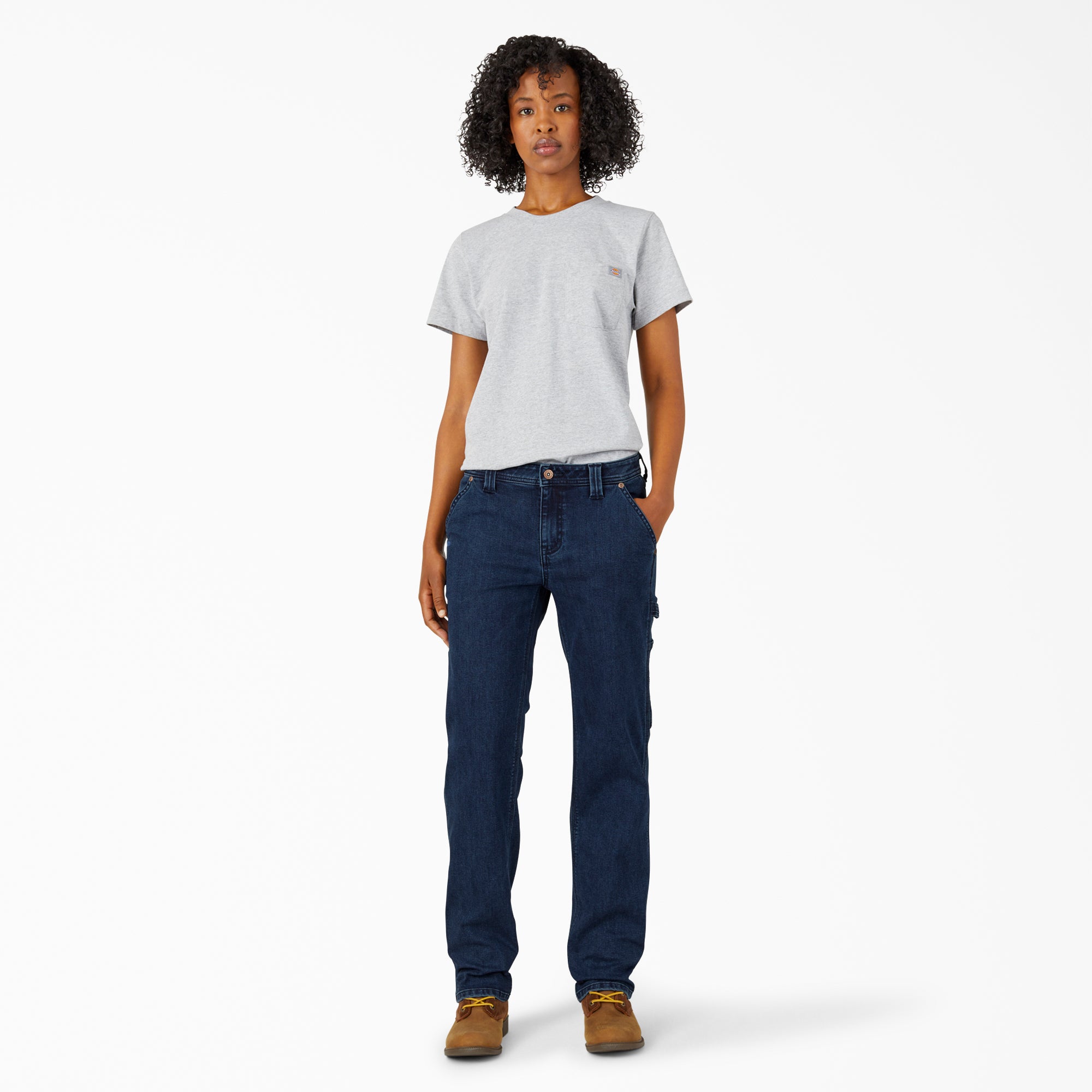 Women's FLEX Relaxed Fit Carpenter Jeans For Women | Dickies