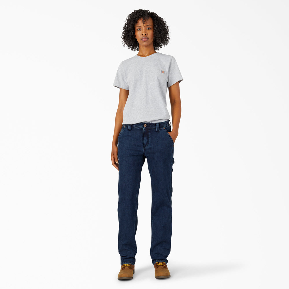 Women's FLEX Relaxed Fit Carpenter Jeans For Women | Dickies