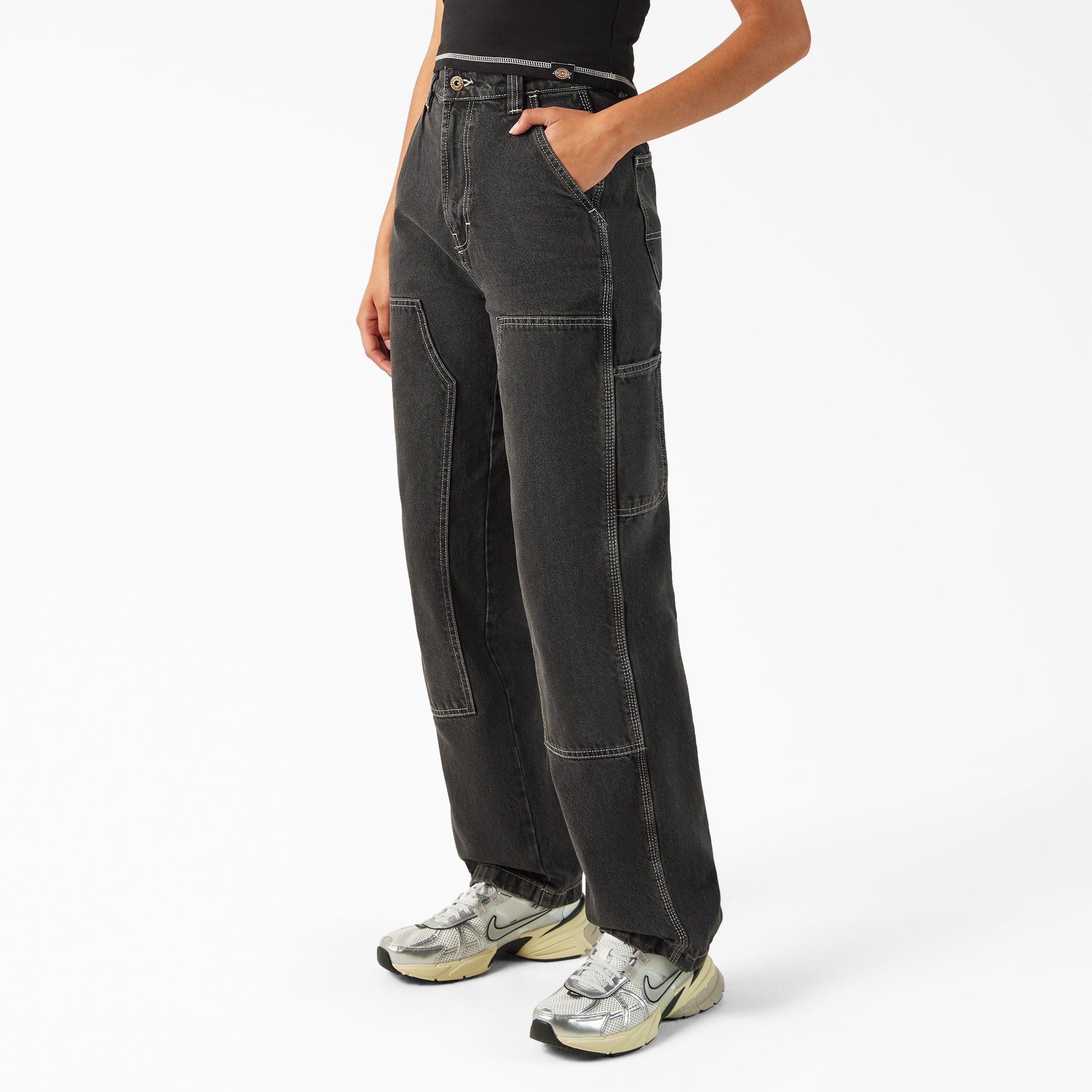 Women’s Madison Loose Fit Double Knee Jeans For Women | Dickies