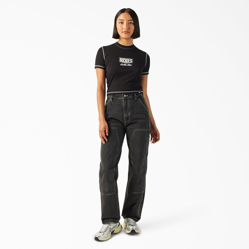 Women’s Madison Loose Fit Double Knee Jeans For Women | Dickies