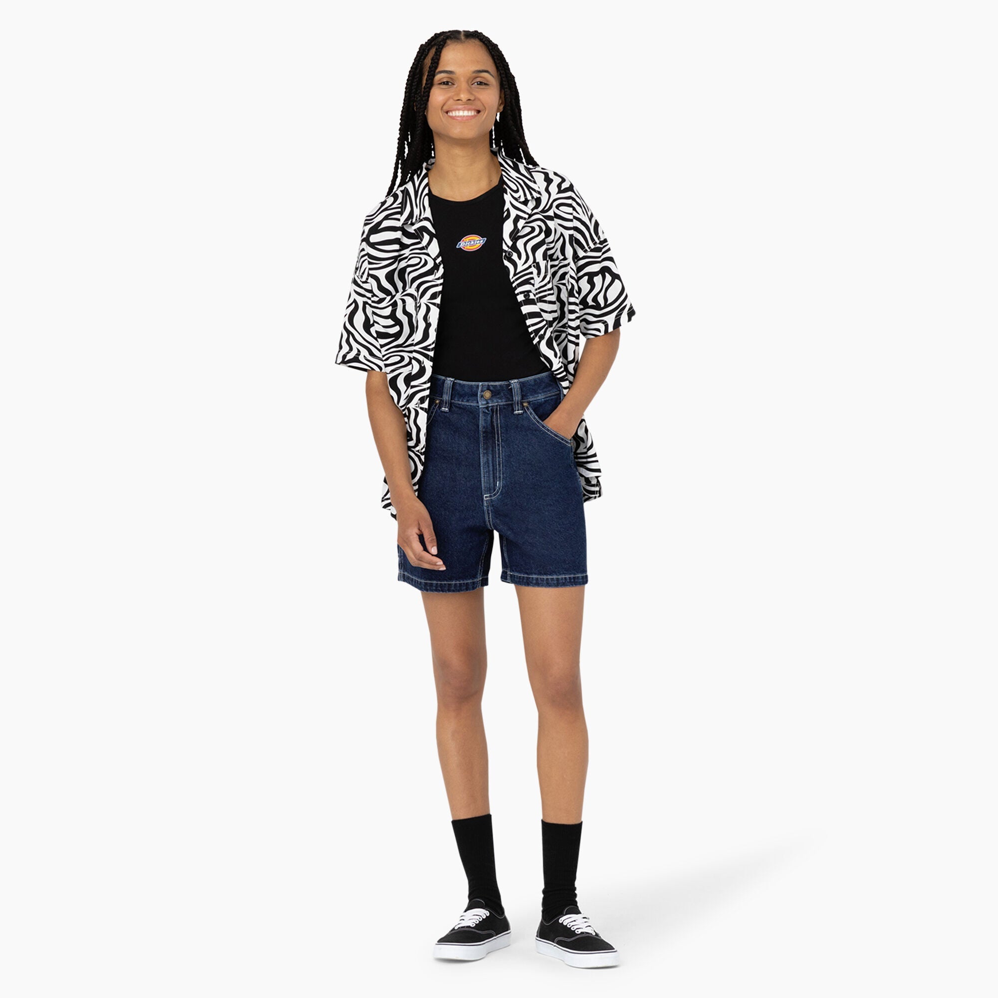 Women's Carpenter Jean Shorts, 5" For Women | Dickies