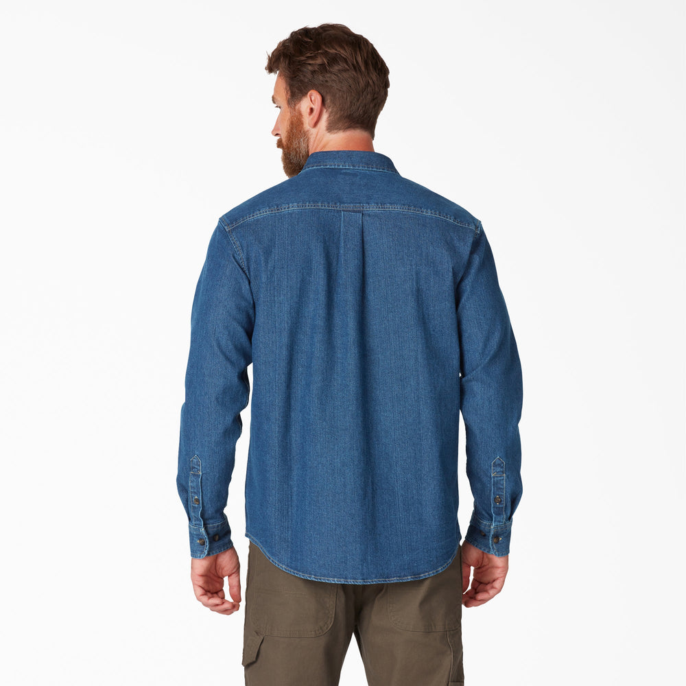 FLEX Denim Long Sleeve Shirt For Men | Dickies