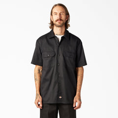FLEX Relaxed Fit Short Sleeve Work Shirt For Men | Dickies