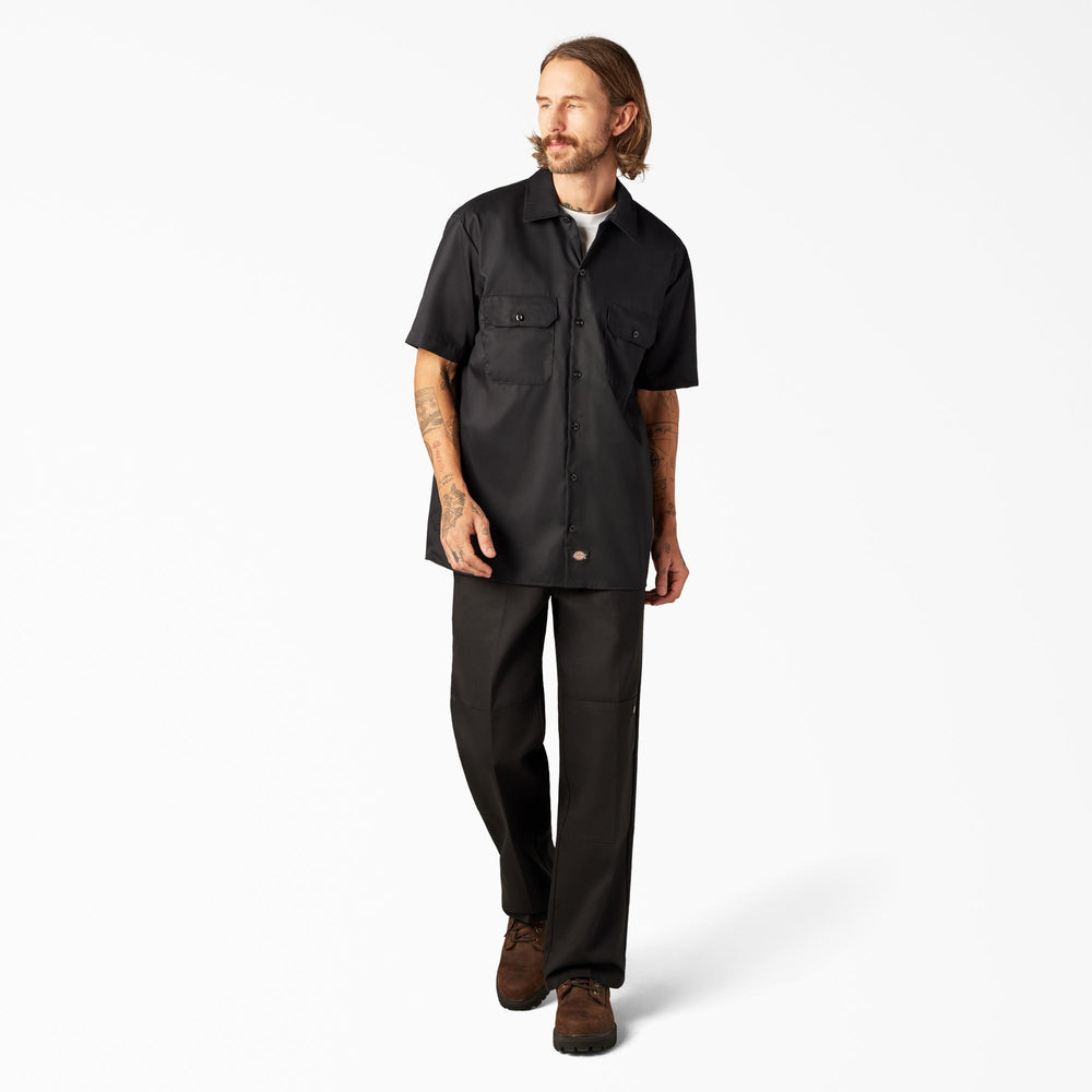 FLEX Relaxed Fit Short Sleeve Work Shirt For Men | Dickies