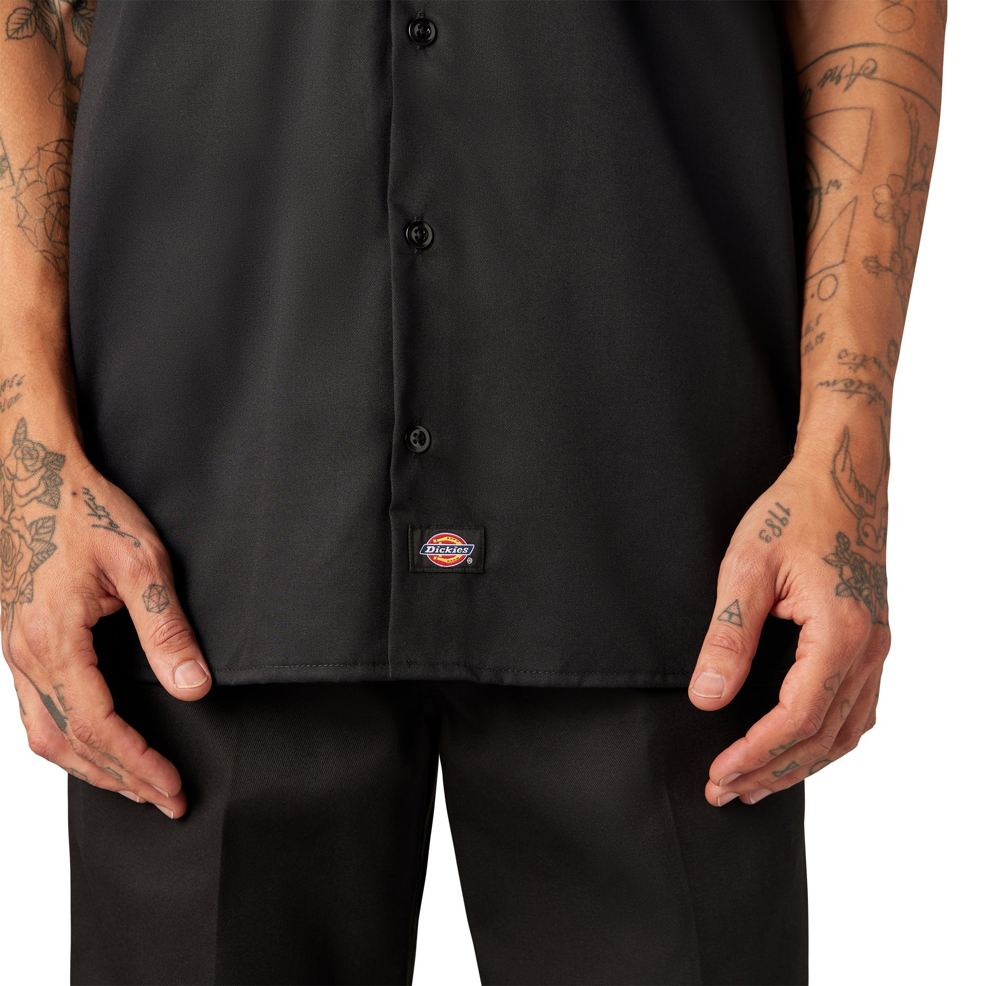 FLEX Relaxed Fit Short Sleeve Work Shirt For Men | Dickies