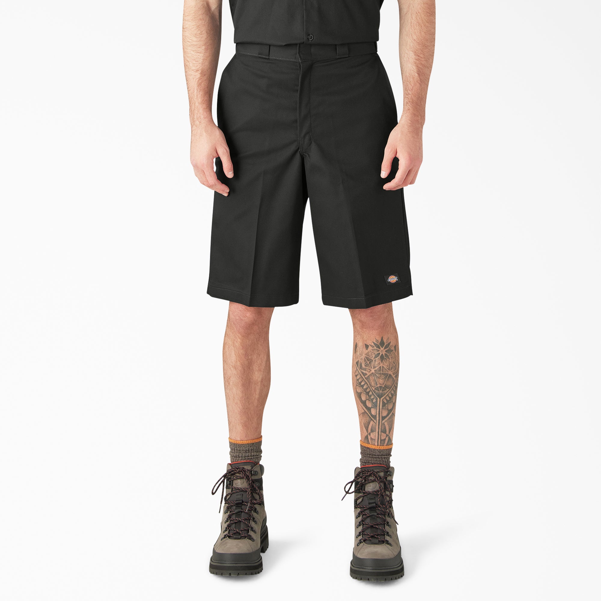 Loose Fit Flat Front Work Shorts, 13" For Men | Dickies
