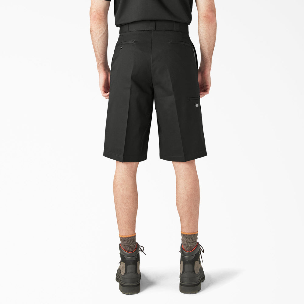 Loose Fit Flat Front Work Shorts, 13" For Men | Dickies