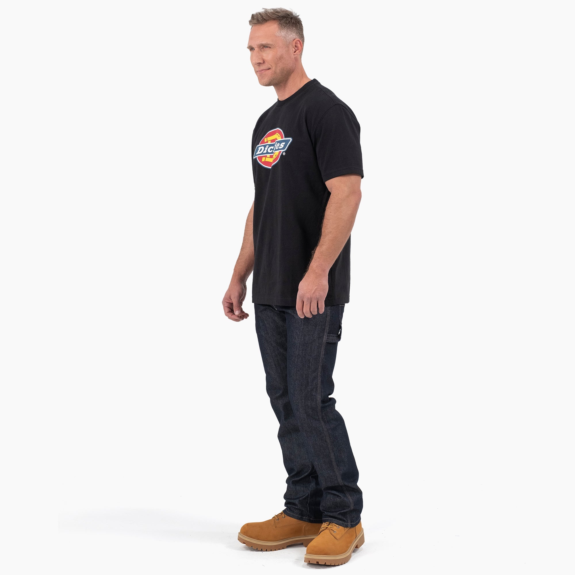 Short Sleeve Tri-Color Logo Graphic T-Shirt For Men | Dickies