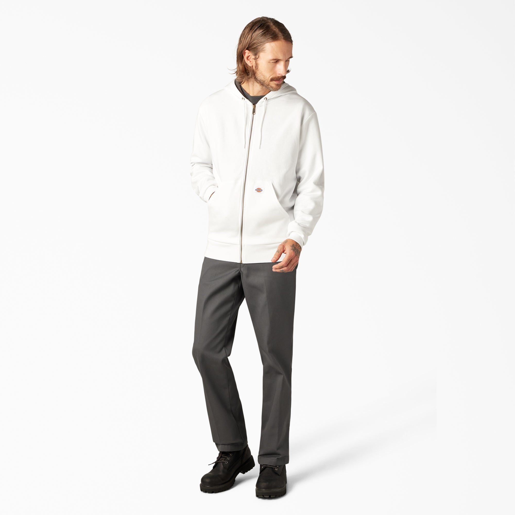 Thermal Lined Fleece Zip Hoodie For Men|Women|Sale | Dickies
