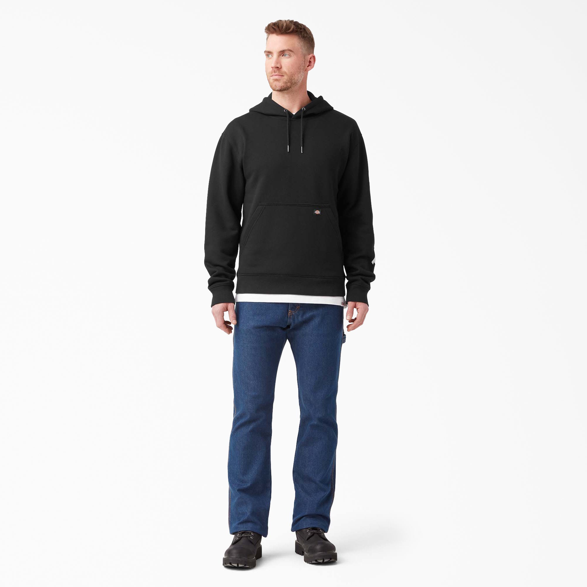 Water Repellent Sleeve Logo Hoodie For Men | Dickies