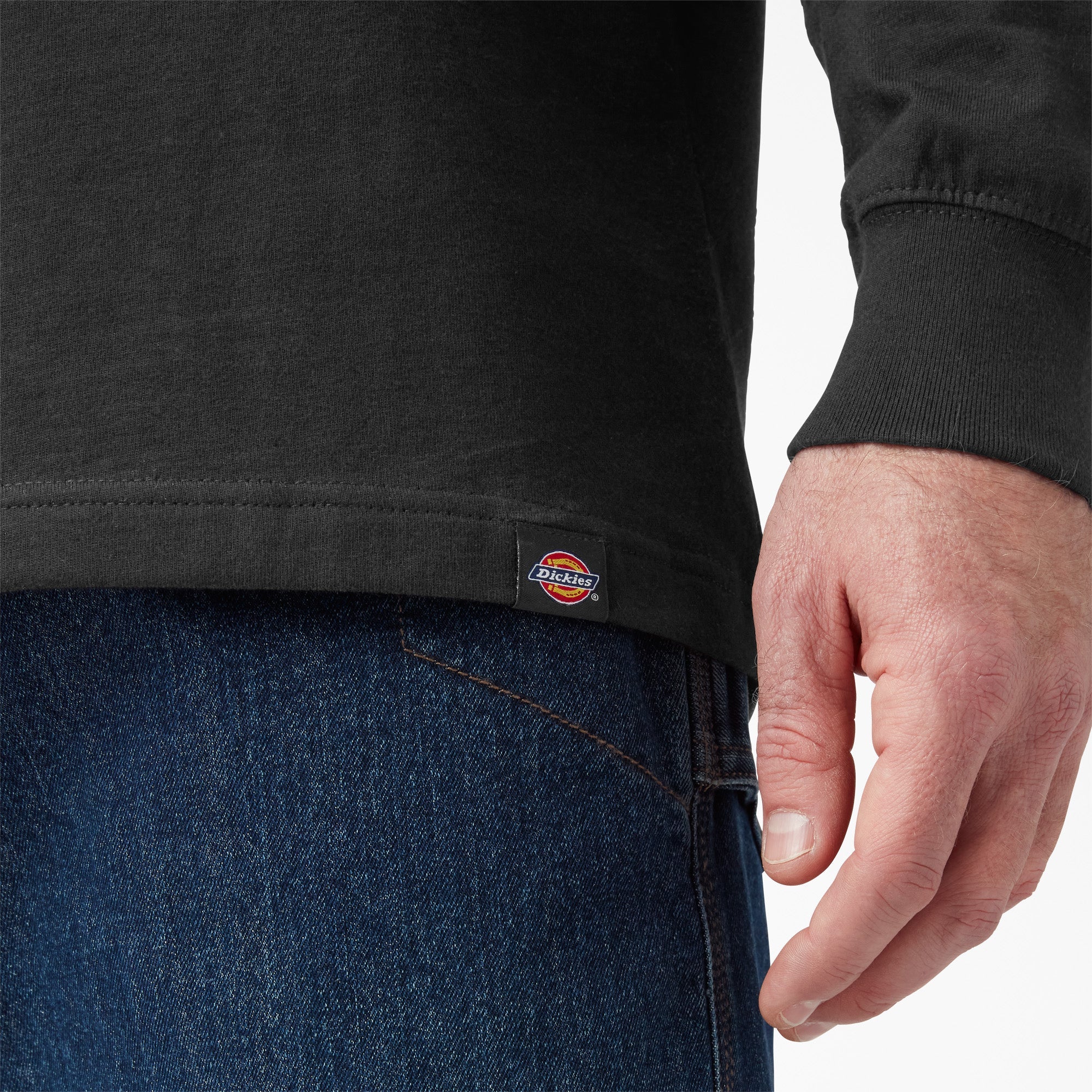 Tri-Color Logo Graphic Long Sleeve T-Shirt For Men | Dickies