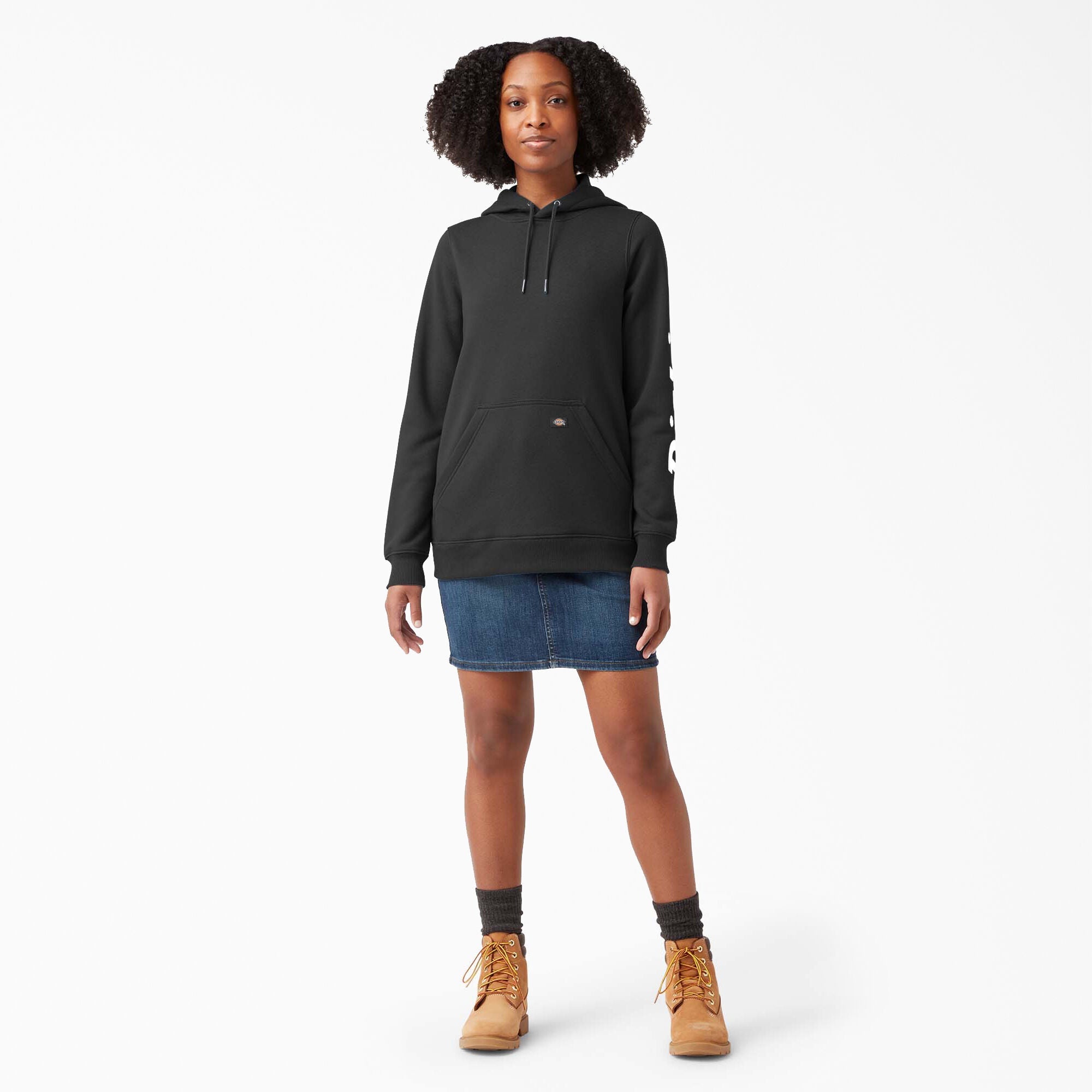 Women's Water Repellent Sleeve Logo Hoodie For Women | Dickies