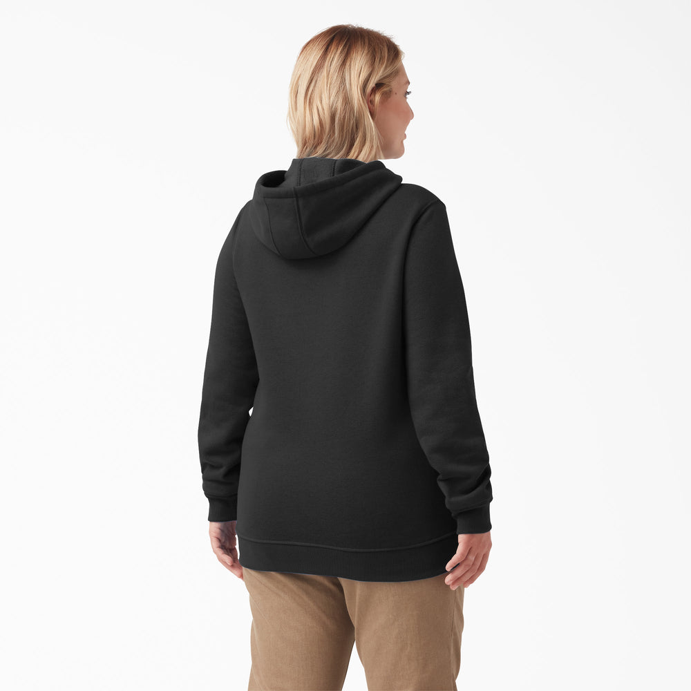 Women's Plus Water Repellent Sleeve Logo Hoodie For Women | Dickies