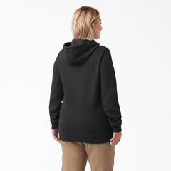 Women's Plus Water Repellent Sleeve Logo Hoodie For Women | Dickies