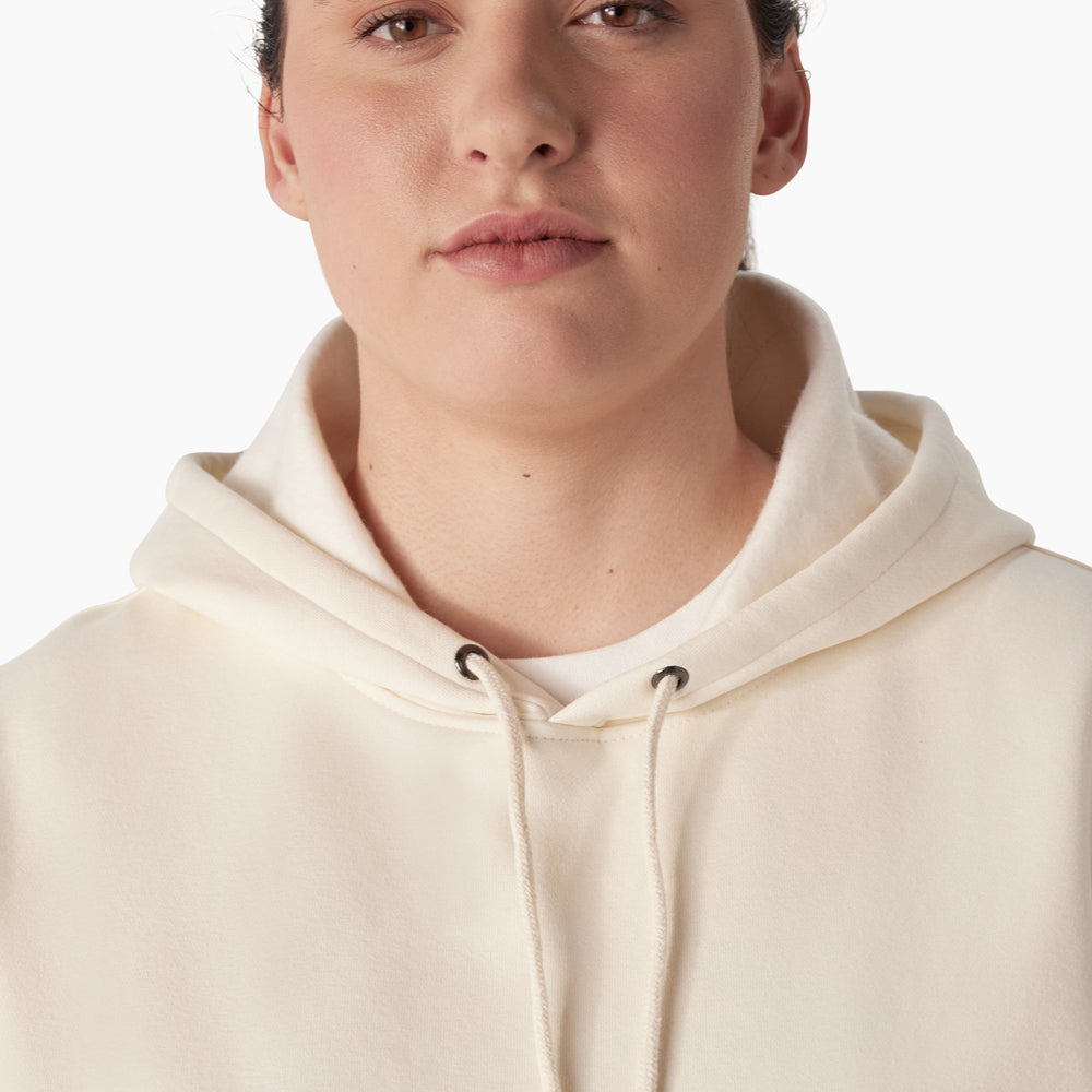 Women's Plus Water Repellent Sleeve Logo Hoodie For Women | Dickies