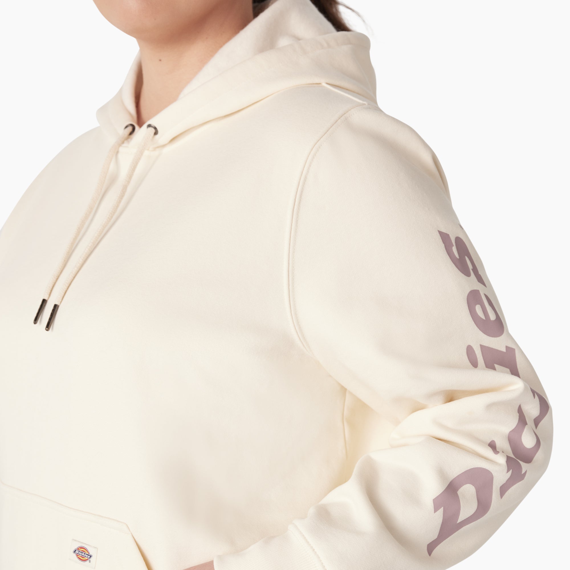 Women's Plus Water Repellent Sleeve Logo Hoodie For Women | Dickies