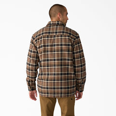 Water Repellent Fleece-Lined Flannel Shirt Jacket For Men|Sale | Dickies