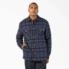 Water Repellent Fleece-Lined Flannel Shirt Jacket For Men|Sale | Dickies