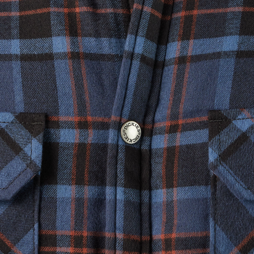 Water Repellent Fleece-Lined Flannel Shirt Jacket For Men|Sale | Dickies